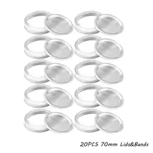 Avlovi™ Canning Lids & Bands Regular/Wide Mouth Mason Jar