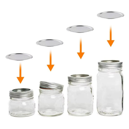 Avlovi™ Canning Lids & Bands Regular/Wide Mouth Mason Jar
