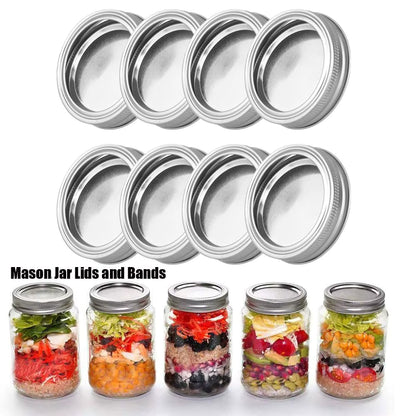 Avlovi™ Canning Lids & Bands Regular/Wide Mouth Mason Jar