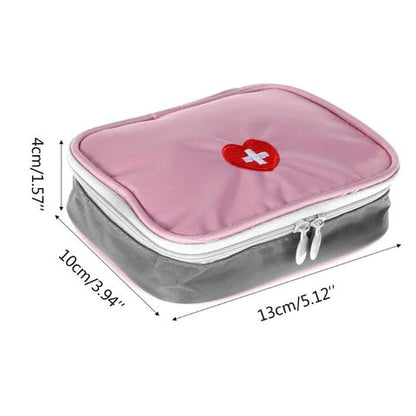 Mini First Aid Travel Bag Empty Case