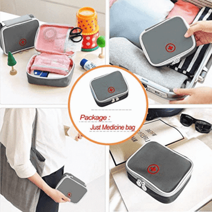 Mini First Aid Travel Bag Empty Case