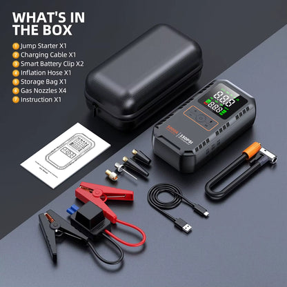 Avlovi™ Car Jump Starter with Air Compressor