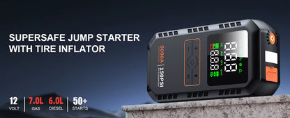 Avlovi™ Car Jump Starter with Air Compressor