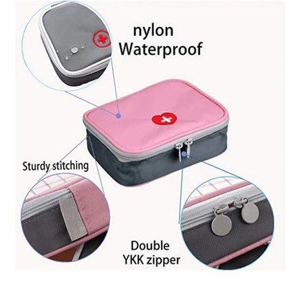 Mini First Aid Travel Bag Empty Case