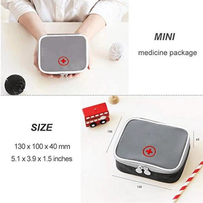 Mini First Aid Travel Bag Empty Case