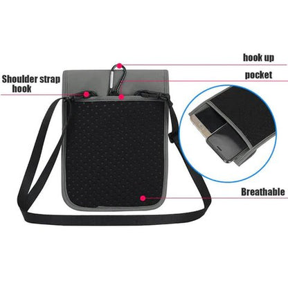 RFID Blocking Travel Passport Holder Neck Wallet Pouch Travel Document Organizer Purse